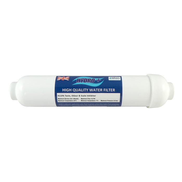 Hydro + H11PA GAC filter with Scale Inhibitor - 1/4" Push Fit