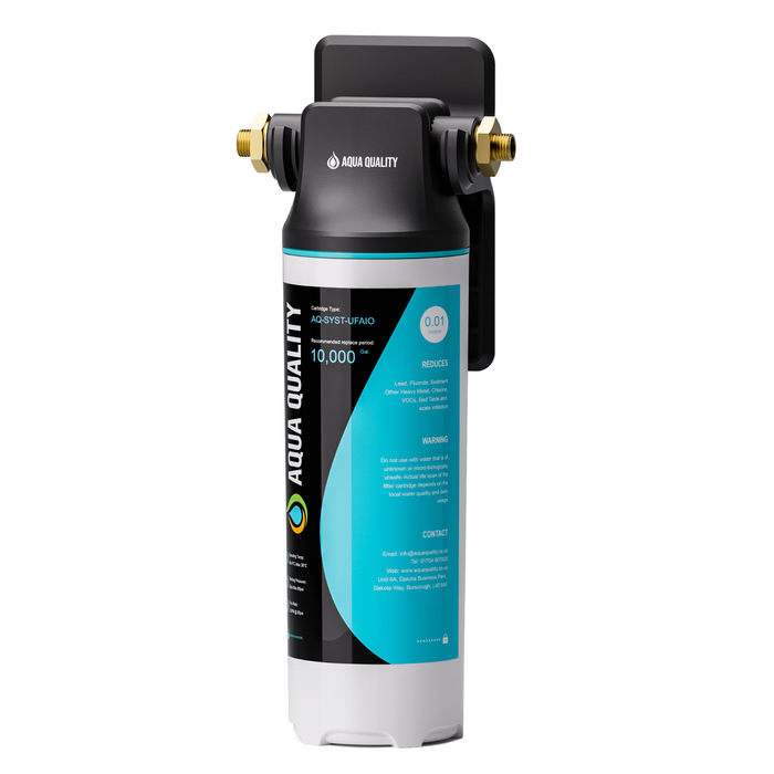 Aqua Quality 0.01 Micron All In One Under Sink Water Filter System | AQ-SYST-UFAIO