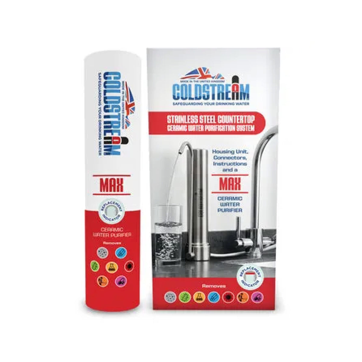 Coldstream Stainless Steel Countertop Water Purification System with M ...