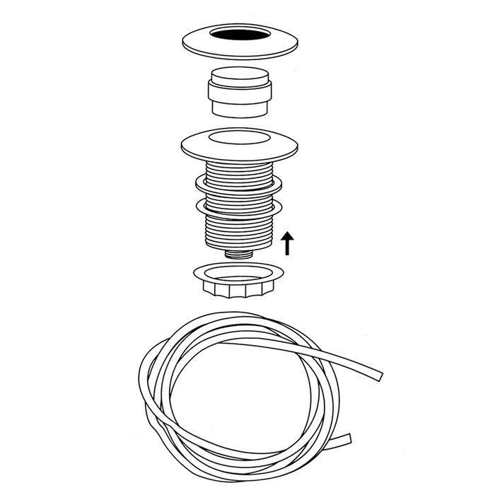 InSinkErator 75430B Replacement Air Switch Button and Bellows