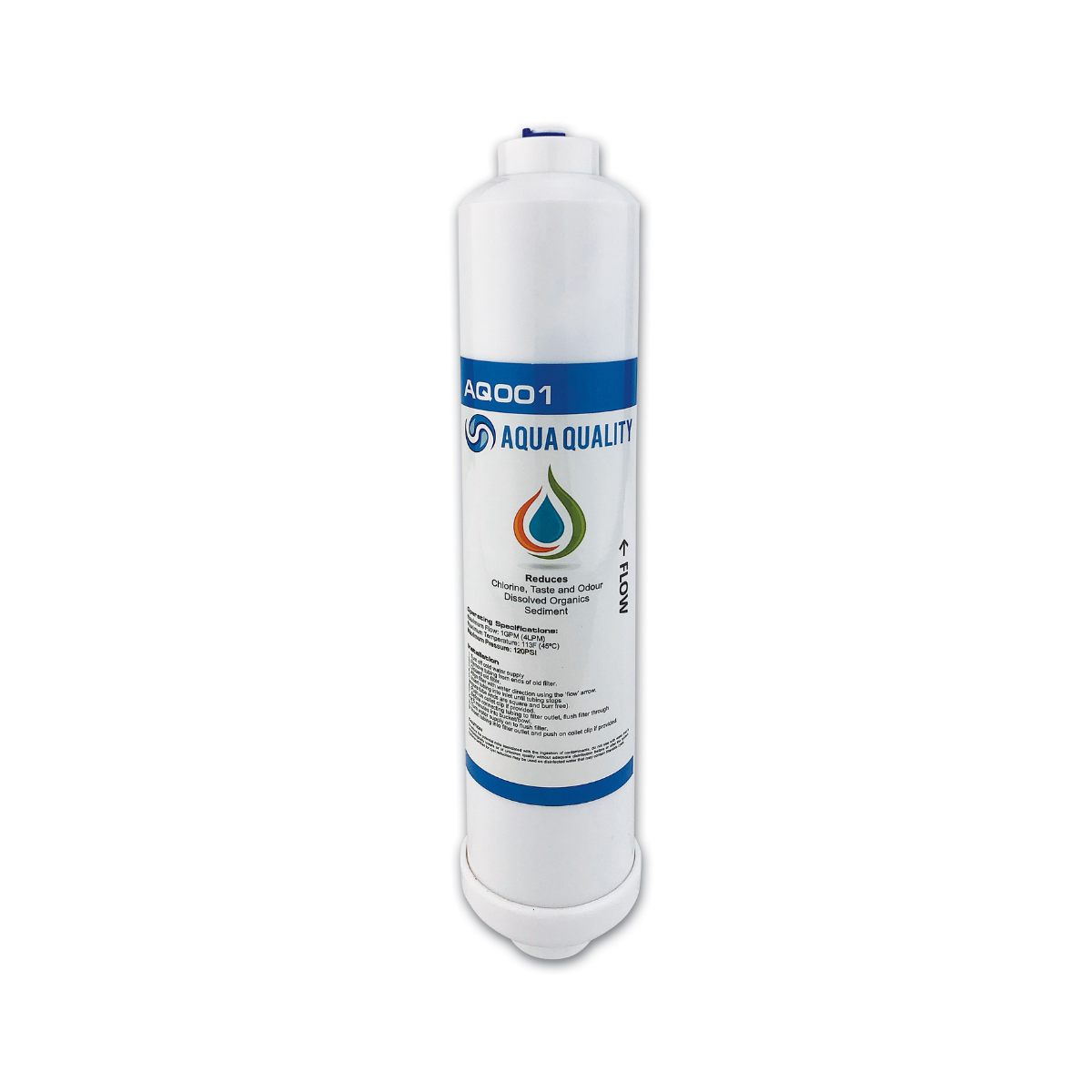 Aqua Quality AQ001 In Line Under Sink Replacement Water Filter — Spring ...