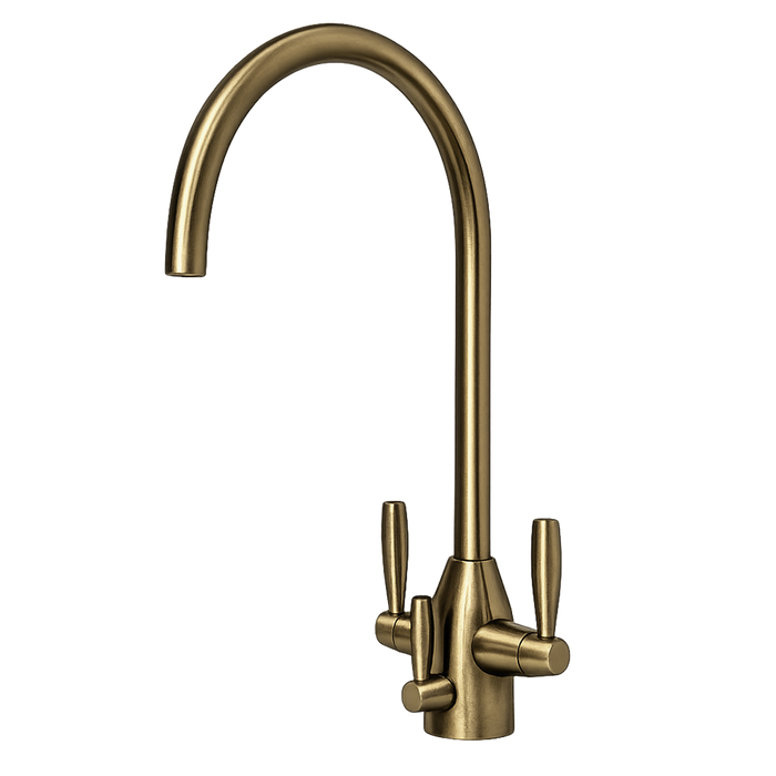 Aqua Quality Copenhagen 3-Way Filter Tap — Antique Bronze