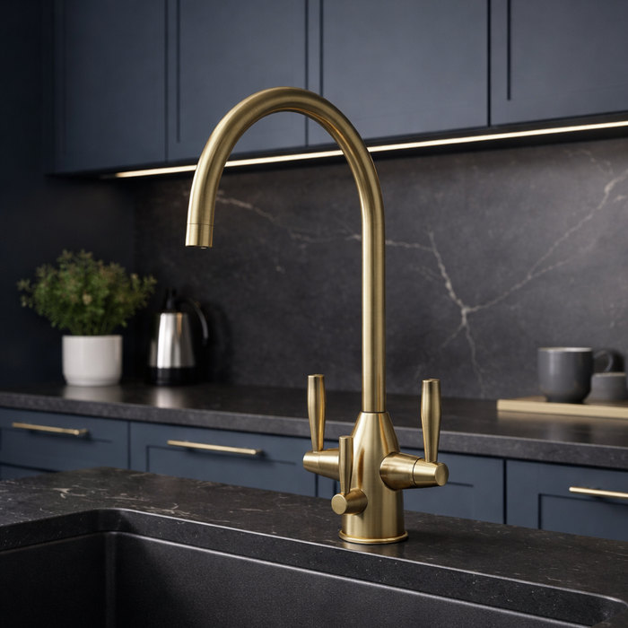 Aqua Quality Copenhagen 3-Way Filter Tap — Antique Bronze