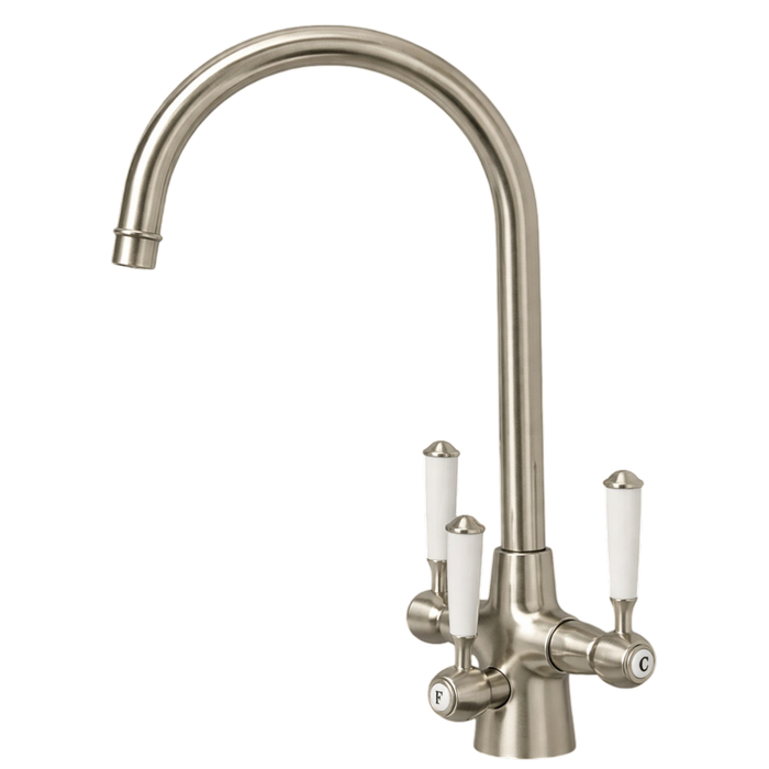 Aqua Quality Mayfair 3 Way Filter Tap - Brushed Nickel