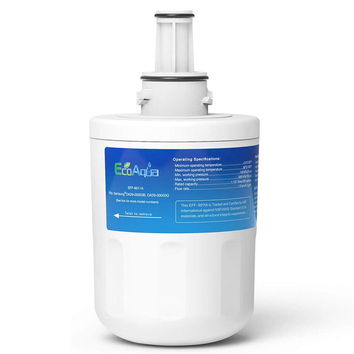 EcoAqua EFF-6011A Samsung DA29-0003G Compatible Water Filter