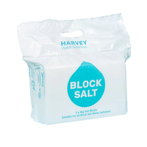 Harveys Water Softener Block Salt 2 x 4kg Blocks