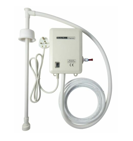 230v Bottled Water Bottle Dispenser Pump c/w UK Plug & 1/4" Tubing