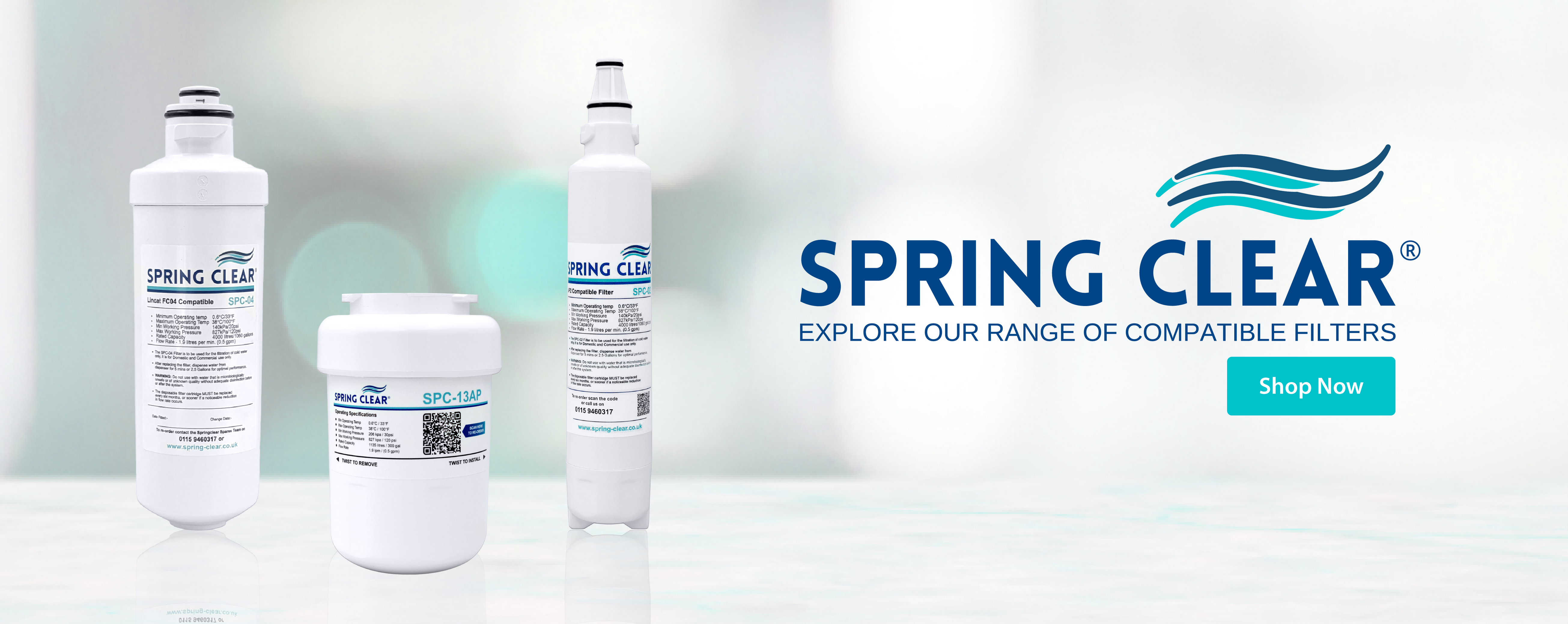Spring Clear Packet Water filters & Replacement Water Filter Cartridges — Spring-Clear.co.uk