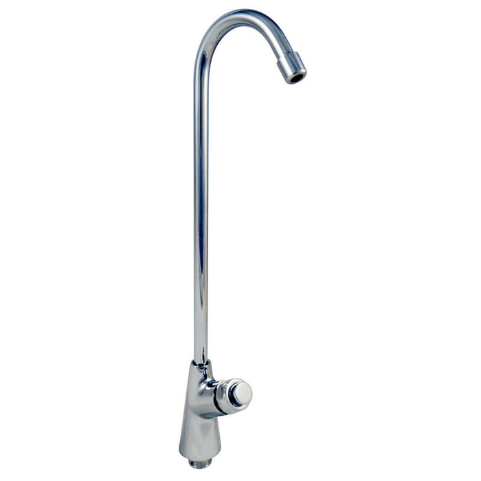 Push Button Tall Spout - Chrome