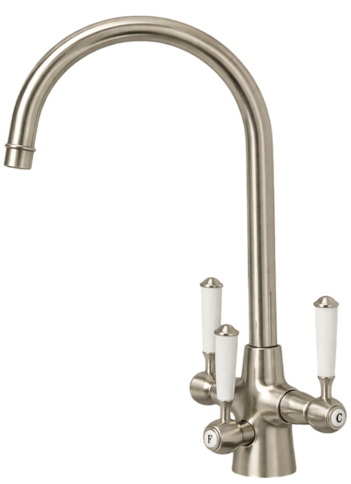 Aqua Quality Mayfair 3 Way Filter Tap - Brushed Nickel