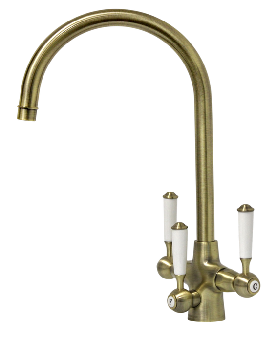 Aqua Quality Mayfair 3 Way Filter Tap - Antique Bronze