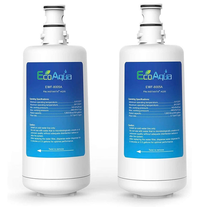 EcoAqua EWF-8005A Instanta AQ35 Compatible Water Filter