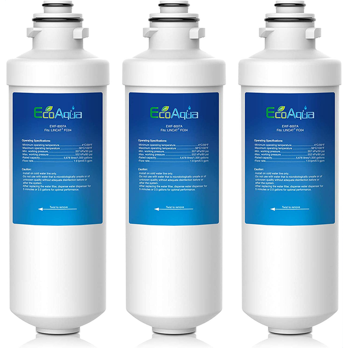 Compatible Water Filter EcoAqua EWF-8007A Lincat FilterFlow FX FC04 Compatible Water Filter ...