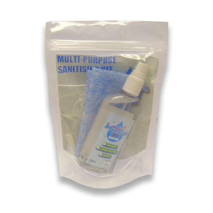 Aqua Dosa Sanitising Kit - Spray Cloth & Gloves