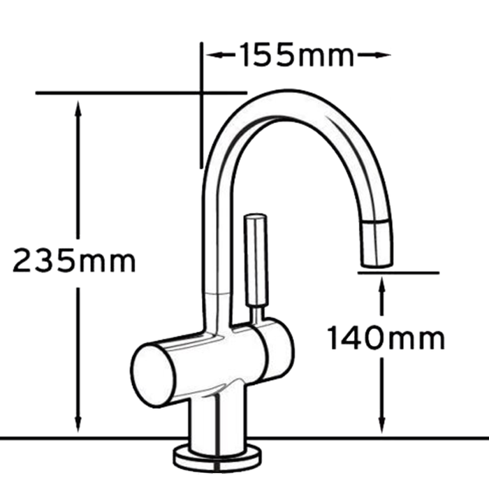 InSinkErator H3300C Hot Tap - TAP ONLY